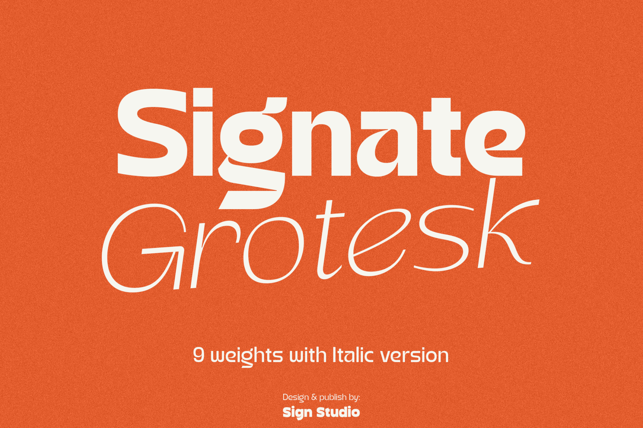 Signate Grotesk
